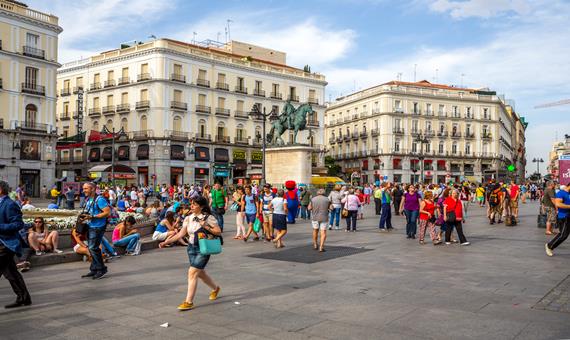 太陽門廣場 Puerta del Sol-Sol square